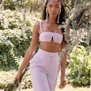 House Of CB Lilac trousers set **discount if ur in the GTA** msg first